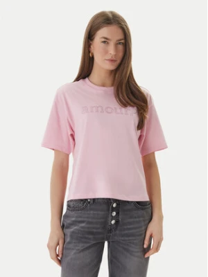 ONLY T-Shirt Rhine 15368901 Różowy Boxy Fit
