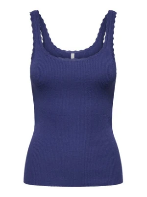 ONLY Top Gemma 15314659 Niebieski Regular Fit