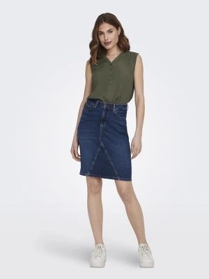 ONLY Top "Jette" w kolorze khaki rozmiar: 34