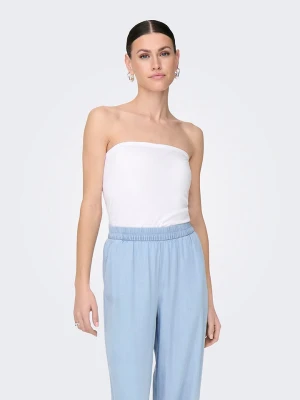 ONLY Top "Live" w kolorze białym rozmiar: L