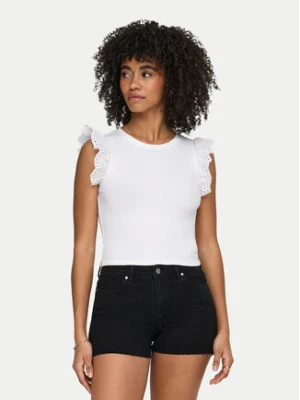 ONLY Top Mathilda 15308890 Biały Regular Fit