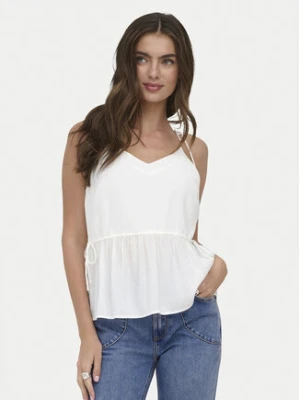 ONLY Top Nele 15370325 Biały Regular Fit