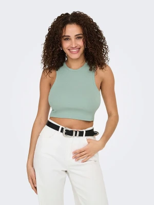 ONLY Top "Vilma" w kolorze turkusowym rozmiar: L
