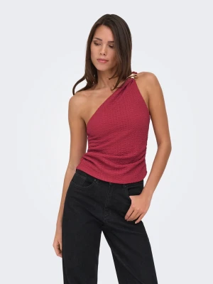 ONLY Top w kolorze bordowym rozmiar: M