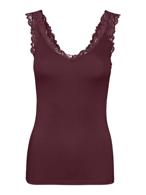 ONLY Top w kolorze bordowym rozmiar: XS