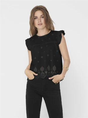 ONLY Top w kolorze czarnym rozmiar: 40