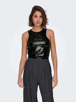 ONLY Top w kolorze czarnym rozmiar: S