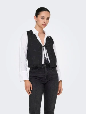 ONLY Top w kolorze czarnym rozmiar: S