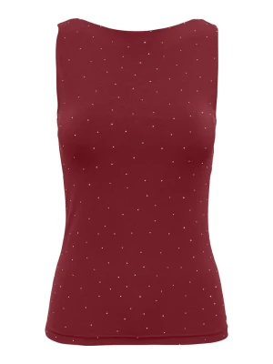 ONLY Top w kolorze czerwonym rozmiar: L