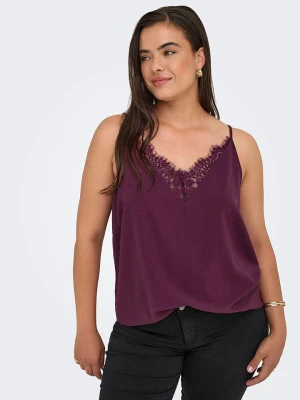 ONLY Top w kolorze fioletowym rozmiar: 48