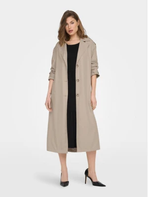 ONLY Trencz 15217799 Beżowy Relaxed Fit