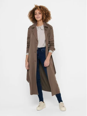 ONLY Trencz 15217799 Brązowy Relaxed Fit
