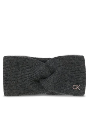 Opaska materiałowa Calvin Klein Chunky K60K612872 Szary ciemny
