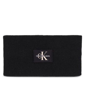 Opaska materiałowa Calvin Klein Jeans Monologo Rubber Headband K60K611258 Czarny