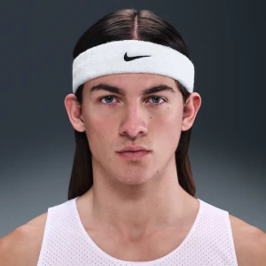 Opaska na głowę Nike Swoosh Classic - Biel