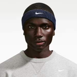 Opaska na głowę Nike Swoosh Classic - Niebieski