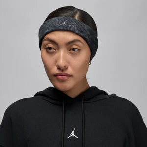 Opaska na głowę z tkaniny frotte Jordan Dri-FIT - Czerń