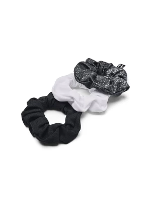 Opaska treningowa na głowę (3-pack) damska Under Armour UA Blitzing Scrunchie 3PK - czarna