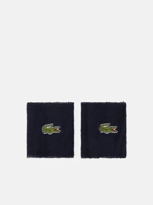 Opaska z froty Lacoste biały