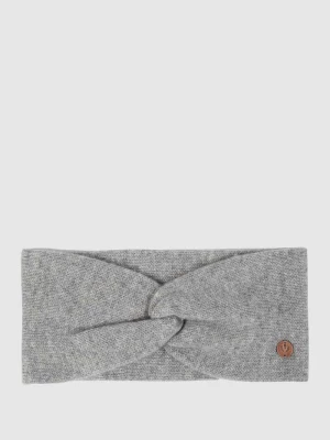 Opaska z kaszmiru z detalem z logo Fraas