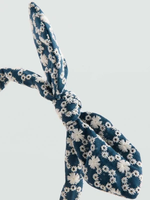 Opaska z kokardką granatowy - Dzieci - Rozmiar uniwersalny - MANGO KIDS