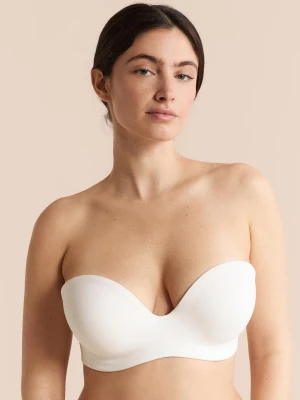 Opaska z mikrofibry z odpinanymi ramiączkami, miseczka D Etam