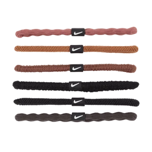 Opaski do włosów Nike Flex (6 szt.) - Brązowy