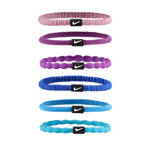 Opaski do włosów Nike Flex (6 szt.) - Różowy