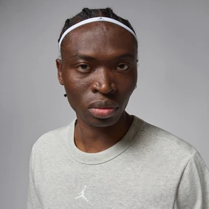 Opaski na głowę z nadrukiem Jordan Sport (6 szt.) - Biel