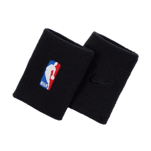 Opaski na nadgarstek do koszykówki Nike Dri-FIT NBA (1 para) - Czerń