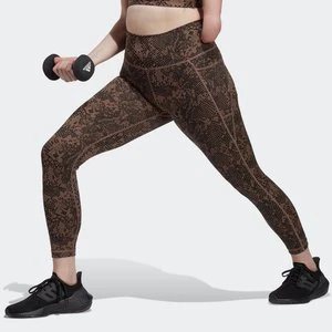 Optime Stash Pocket Training Animal Print 7/8 Leggings Adidas