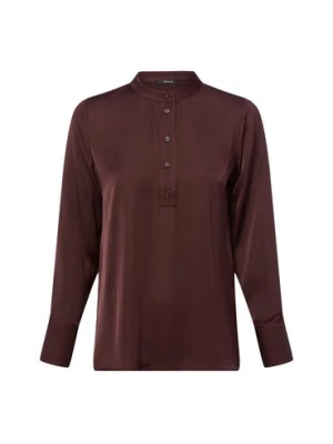 Opus Bluzka damska - Fanji Kobiety wiskoza brązowy jednolity,