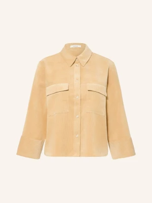 Opus Bluzka Ferrell Z Sztruksu Z Rękawami 3 / 4 beige