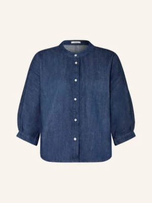 Opus Bluzka Jeansowa Fayani Z Rękawami 3/4 blau