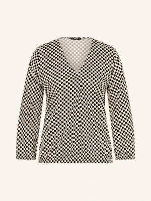 Opus Bluzka Sannah Z Rękawami 3/4 schwarz