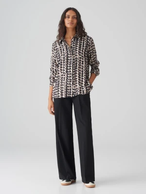 OPUS Bluzka w kolorze szarobrązowym rozmiar: 44