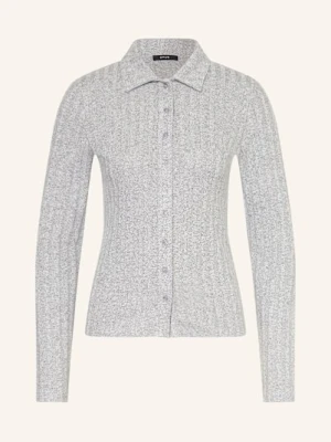 Opus Bluzka Z Dzianiny Sitami grau