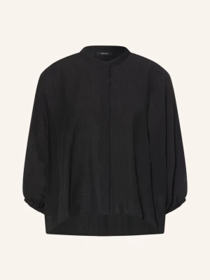 Opus Bluzka Z Rękawem 3/4 schwarz CZARNY