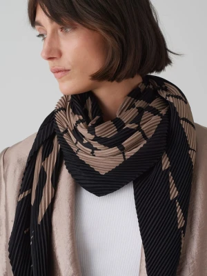 OPUS Chusta w kolorze czarno-brązowym - 100 x 96 cm rozmiar: onesize