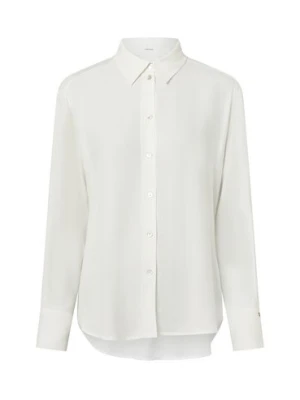 Opus Damska bluzka koszulowa - Fahla Kobiety wiskoza biały jednolity,