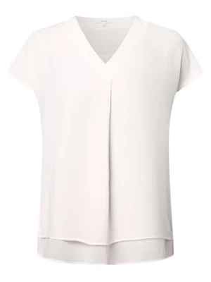 Opus Damska bluzka koszulowa - Feliso Kobiety Sztuczne włókno biały jednolity,
