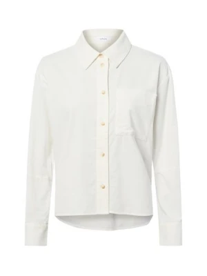 Opus Damska bluzka koszulowa - Frone Kobiety Bawełna biały jednolity,