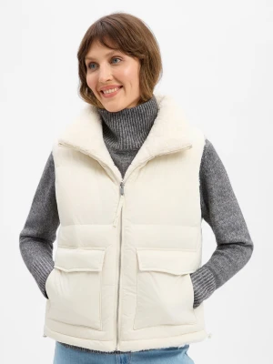 Opus Damska kamizelka dwustronna - Wendara Kobiety biały jednolity,