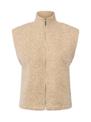 Opus Damska kamizelka ze sztucznego futra - Guluni Kobiety Sztuczne włókno beżowy marmurkowy,