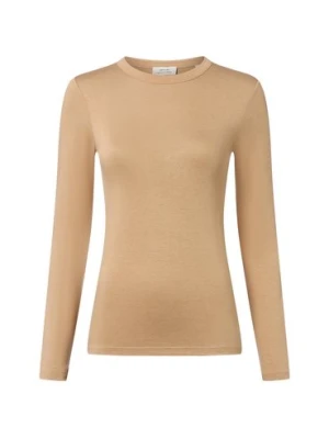 Opus Damska koszulka z długim rękawem - Sifa Kobiety beżowy jednolity,