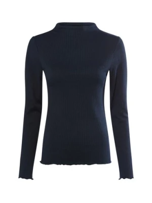 Opus Damska koszulka z długim rękawem - Somanzi Kobiety niebieski wypukły wzór tkaniny,