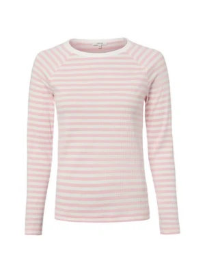 Opus Damska koszulka z długim rękawem - Sorka Kobiety Bawełna (100%) różowy w paski,
