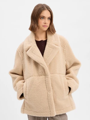 Opus Damska kurtka dwustronna - Henola Kobiety Sztuczne włókno beżowy jednolity,