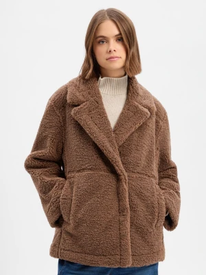Opus Damska kurtka dwustronna - Henola Kobiety Sztuczne włókno brązowy jednolity,