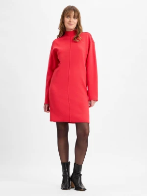 Opus Damska sukienka z dzianiny - Wondana Kobiety czerwony jednolity,